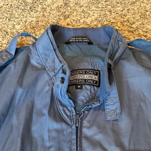 Members Only Classic Blue Windbreaker - Picture 2 of 10